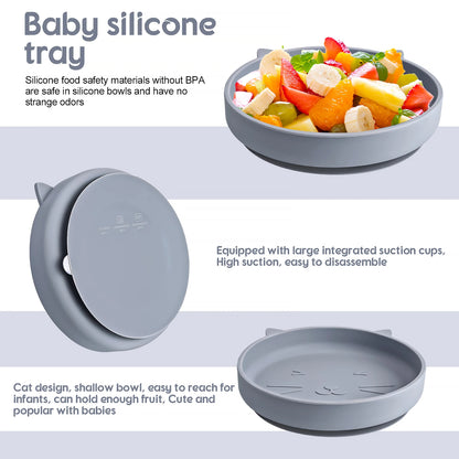 Baby Silicone Plate 9 Colors