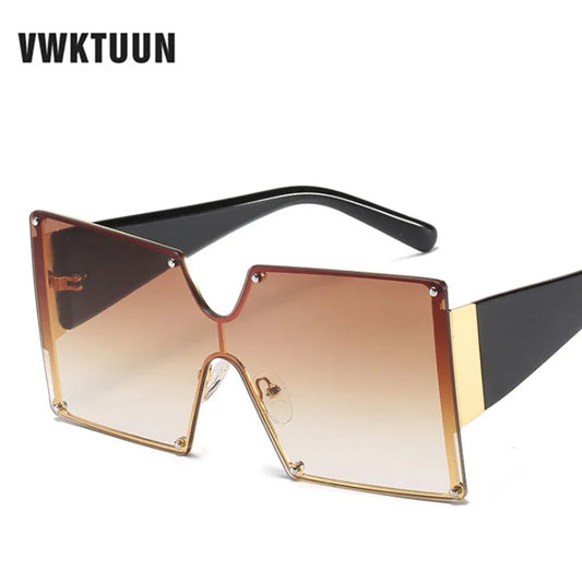Square Sunglasses Oversized Shades UV400