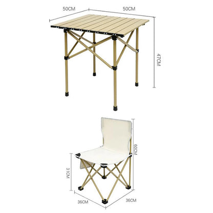 Camping Set Table + 2 Chairs