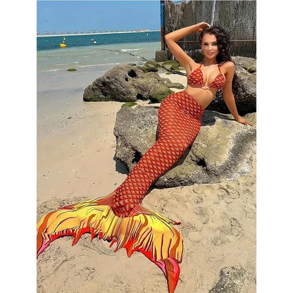 Mermaid Tail women Bikini 2024