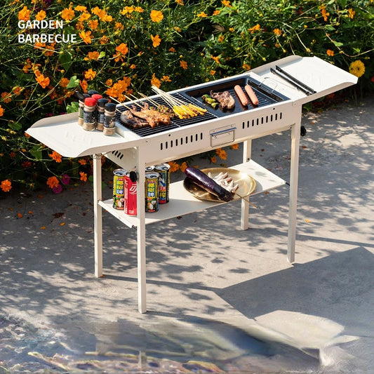 Stainless Steel Barbeque Charcoal Grill